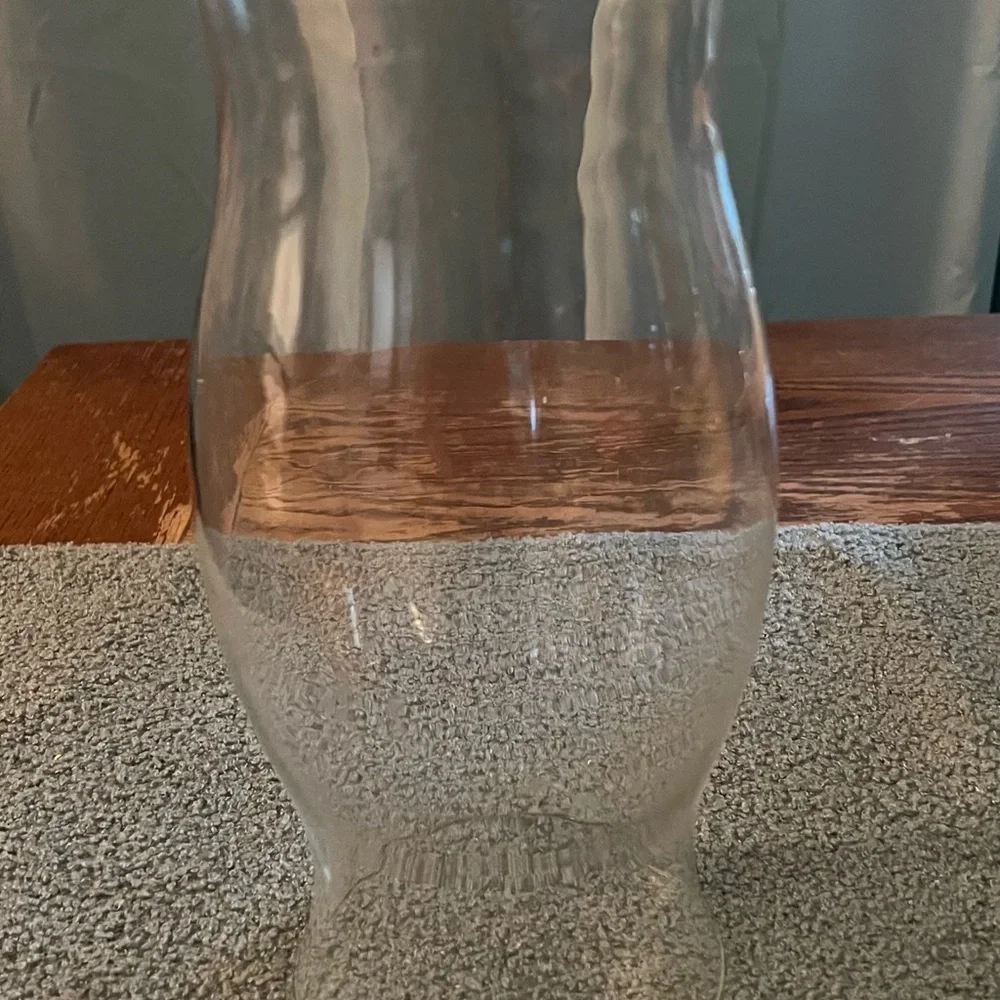 Extra large Hurricane Lamp Insert H 11” Top 4.5” Bottom 4.5”